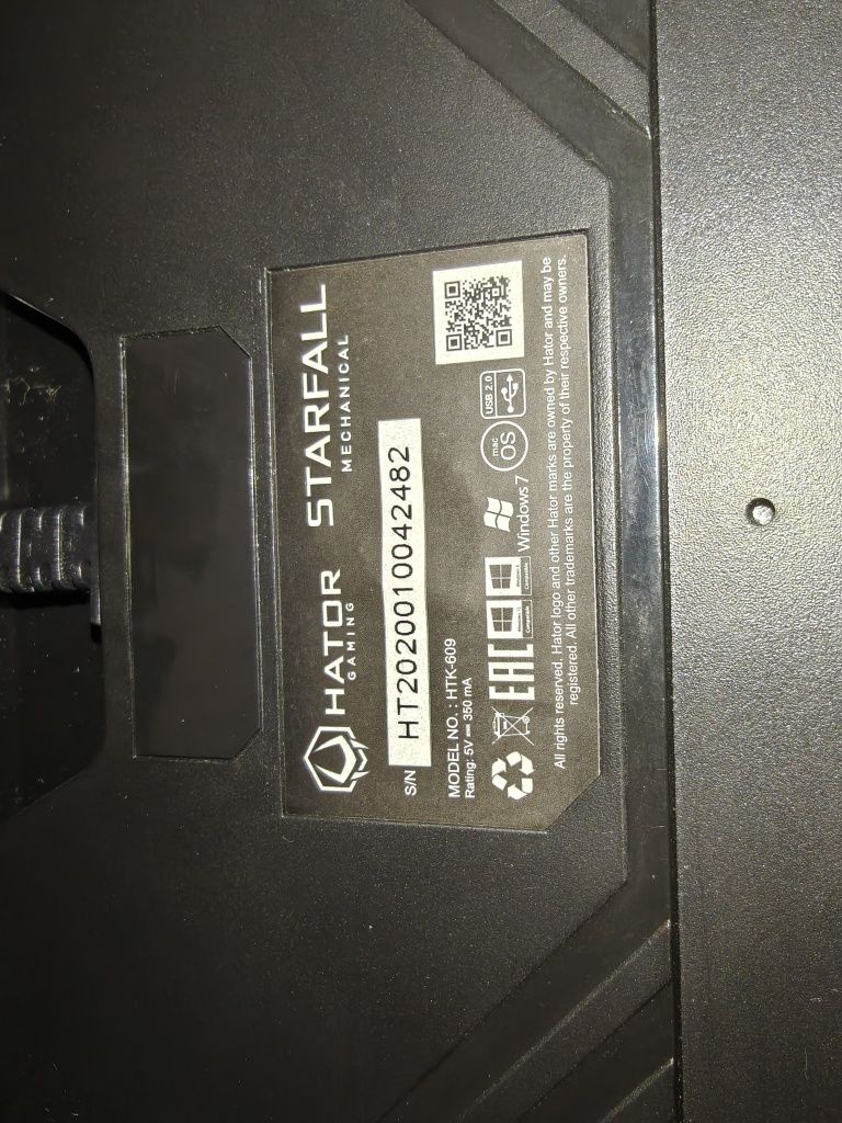 Механическая клавиатура Hator Starfall