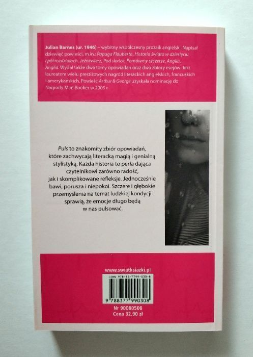 PULS, Julian BARNES, książka jak NOWA! UNIKAT!