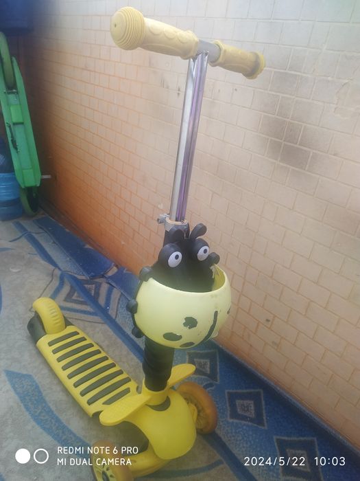 Самокат божья коровка 5в1