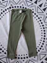 Zielone legginsy 98 H&M