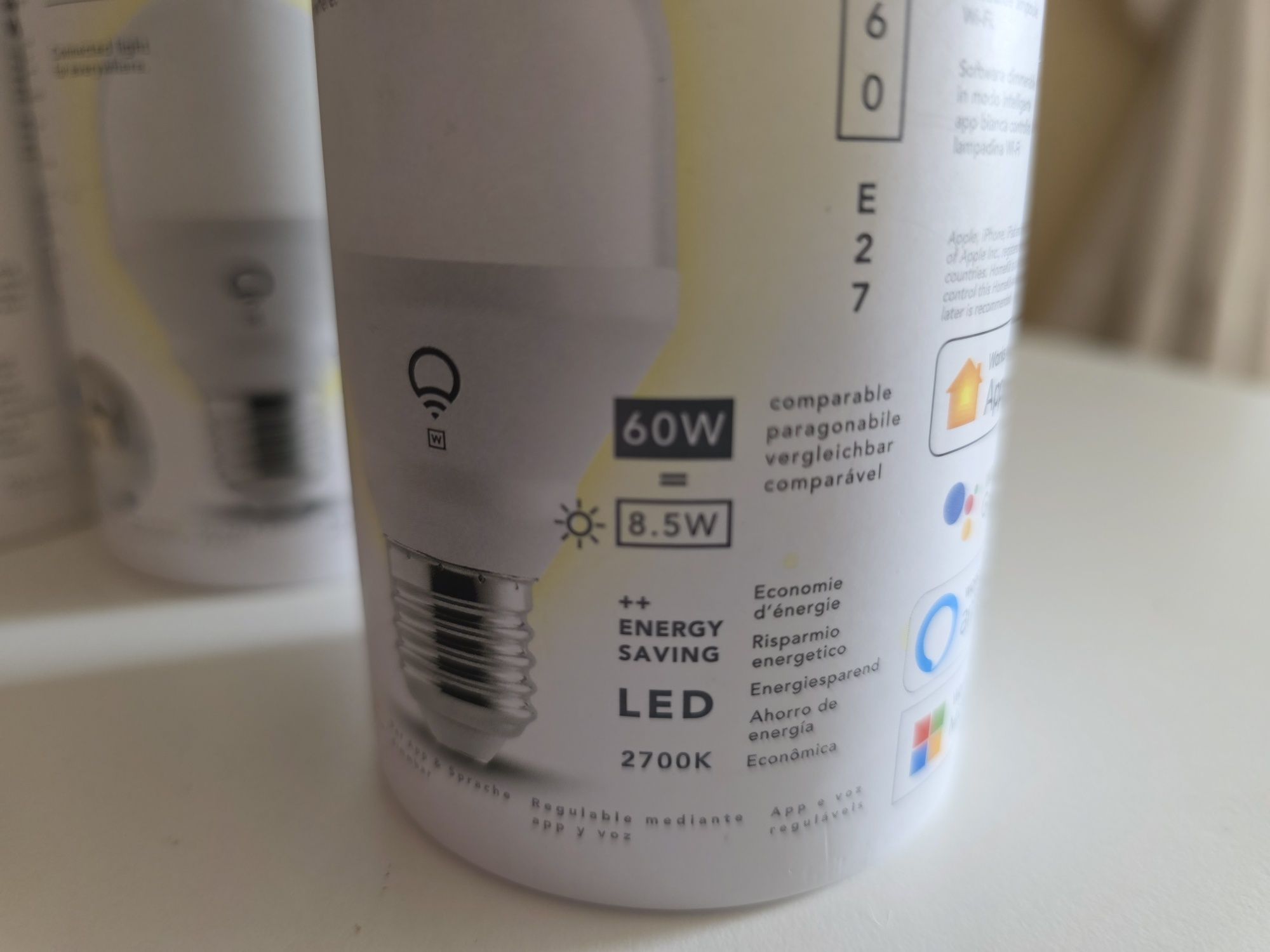 3 Lâmpadas LIFX Mini White novas