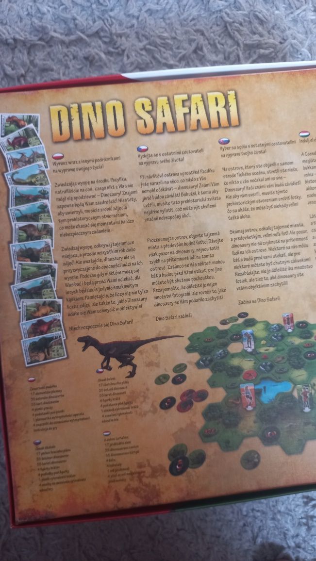 Gra planszowa Dino Safari Trefl jak nowa