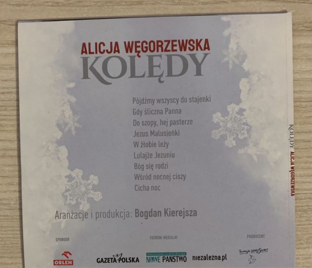 CD 9 pięknych Kolędy Alicja Węgorzewska