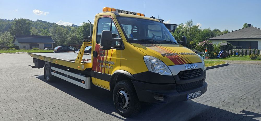 Iveco 70C17 Eukran laweta płyta hydrauliczna