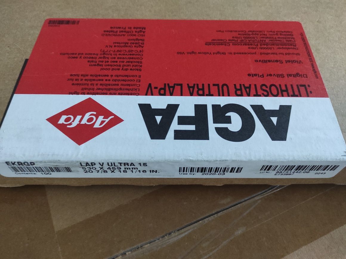 Chapas Offset Agfa CTP UV