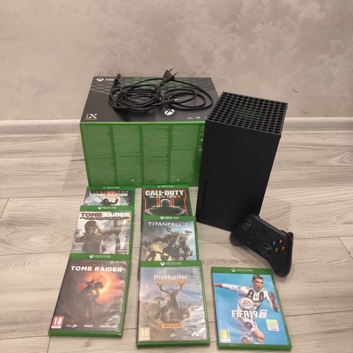 Xbox Series X + pad + 7 gier