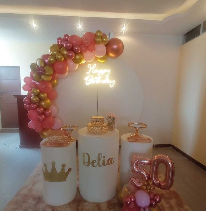 5 cilindros de decoração (Aluguer)