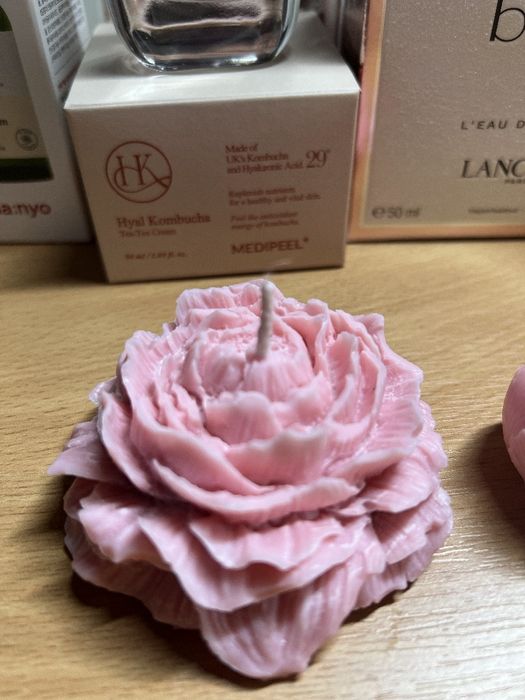 Свічки квітки  з соевого віску