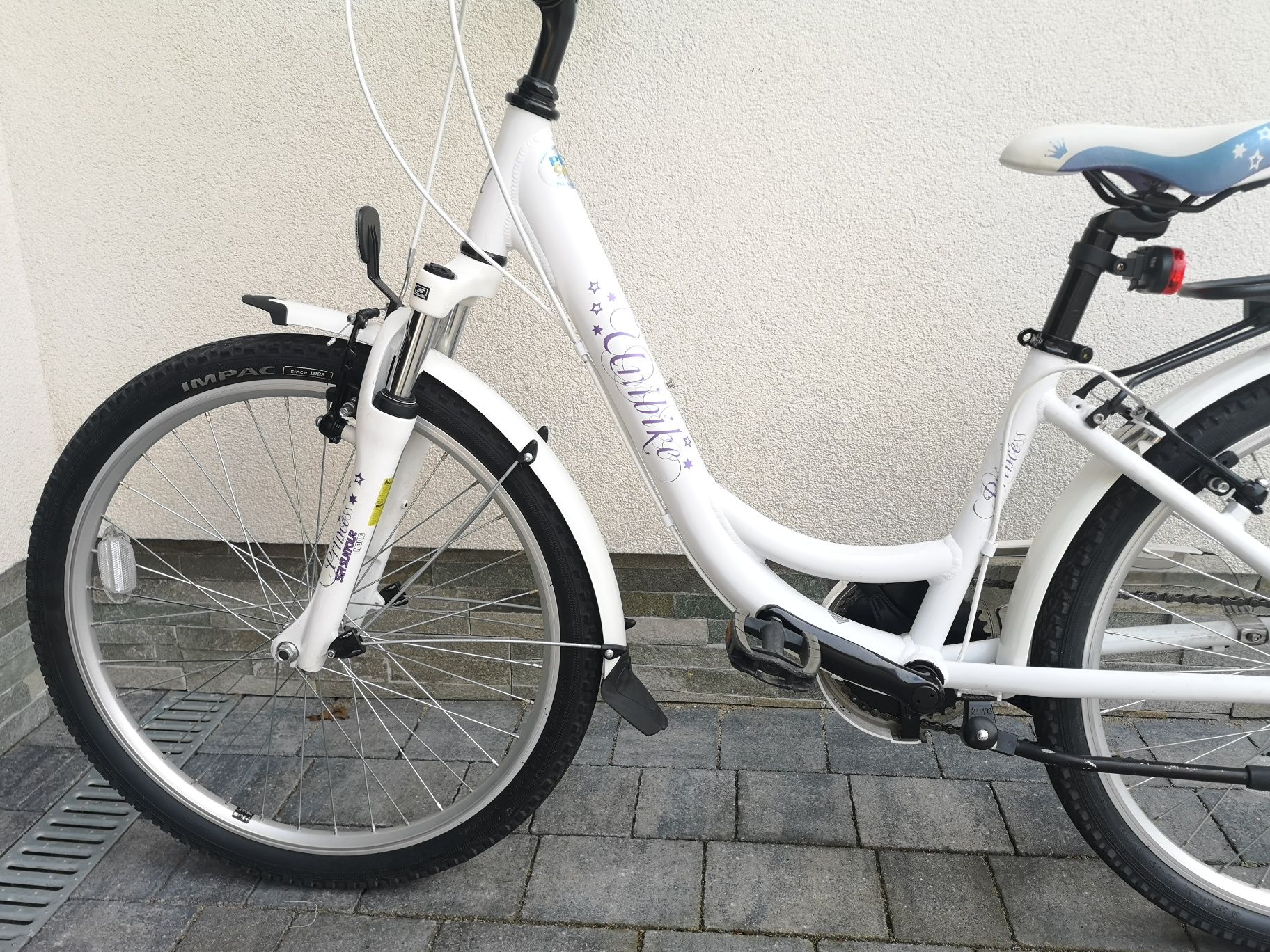 Jak Nowy rower Unibike Princess dla dziewczynki ok.6-10 lat koła 24 "