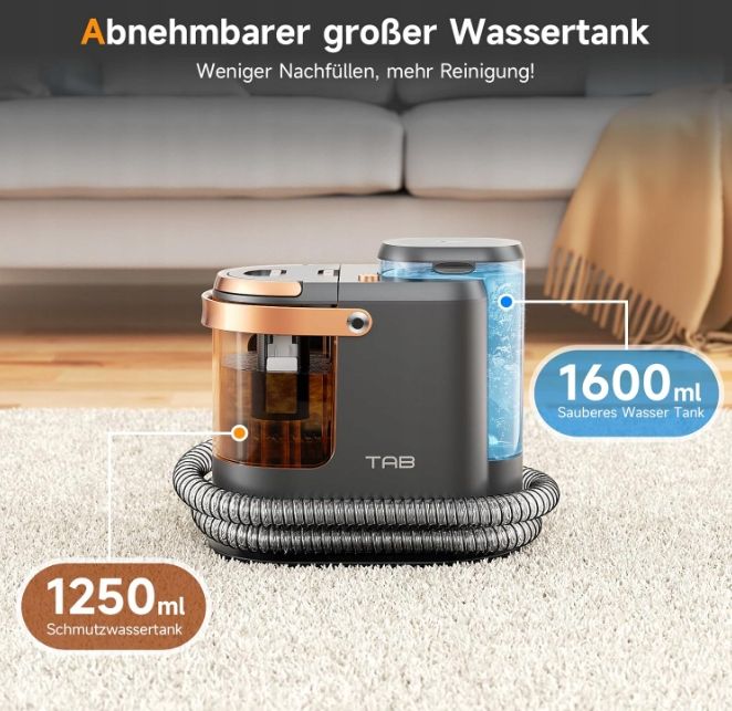 TAB R3 18 KPa Odkurzacz dywanowy wysokociśnieniowy 2850 ml USZKODZONY