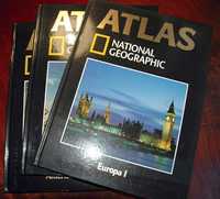 Atlas National Geographic - 3 livros