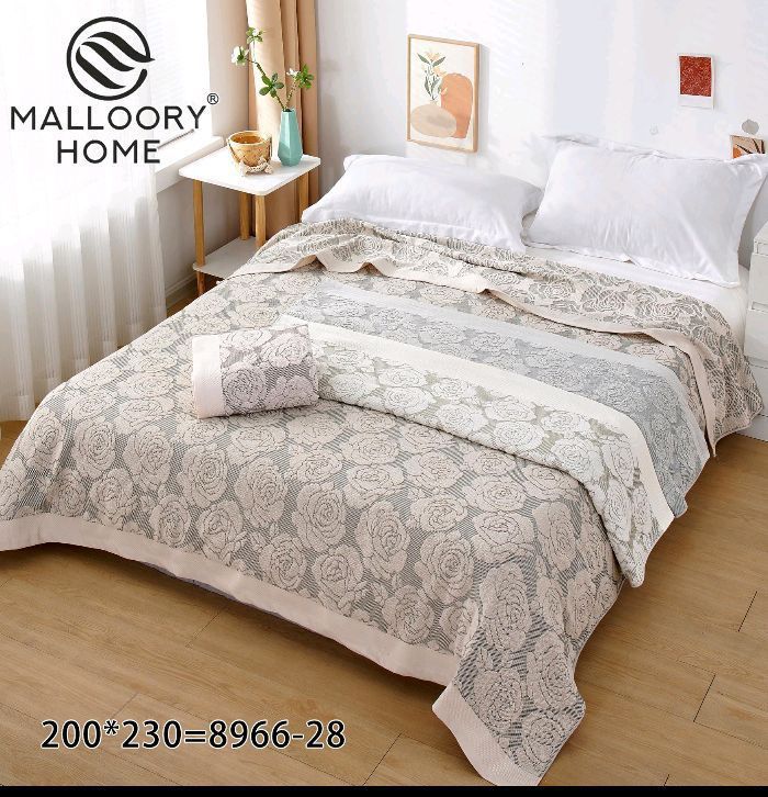 Простирадло махрове бавовняне Mallory Home. Щільне.