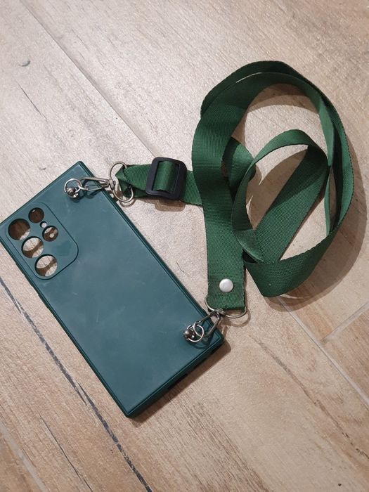 Case etui pokrowiec S22 ULTRA samsung butelkowa zieleń