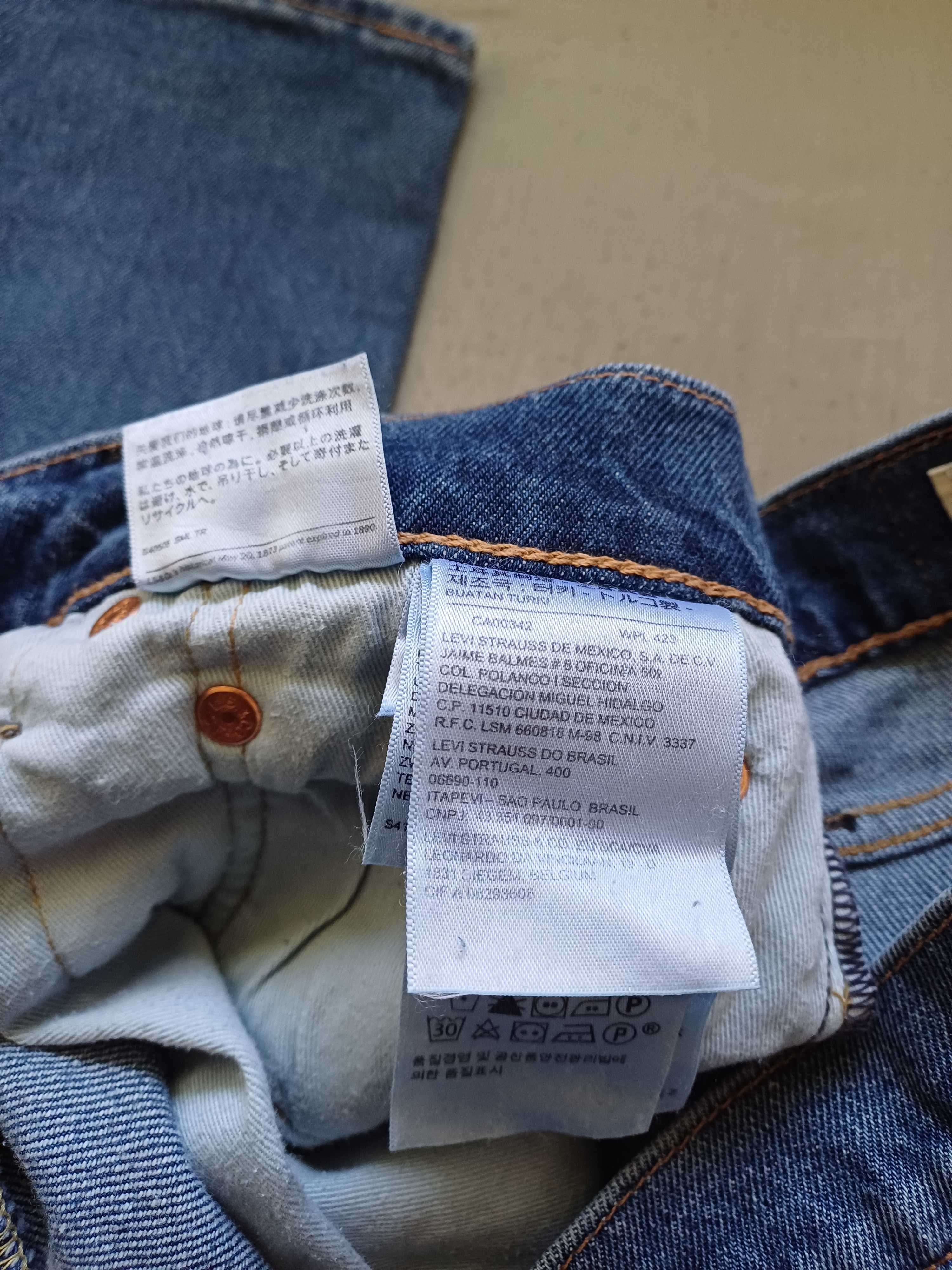 Męskie spodnie dźinsowe Levi's rozmiar L