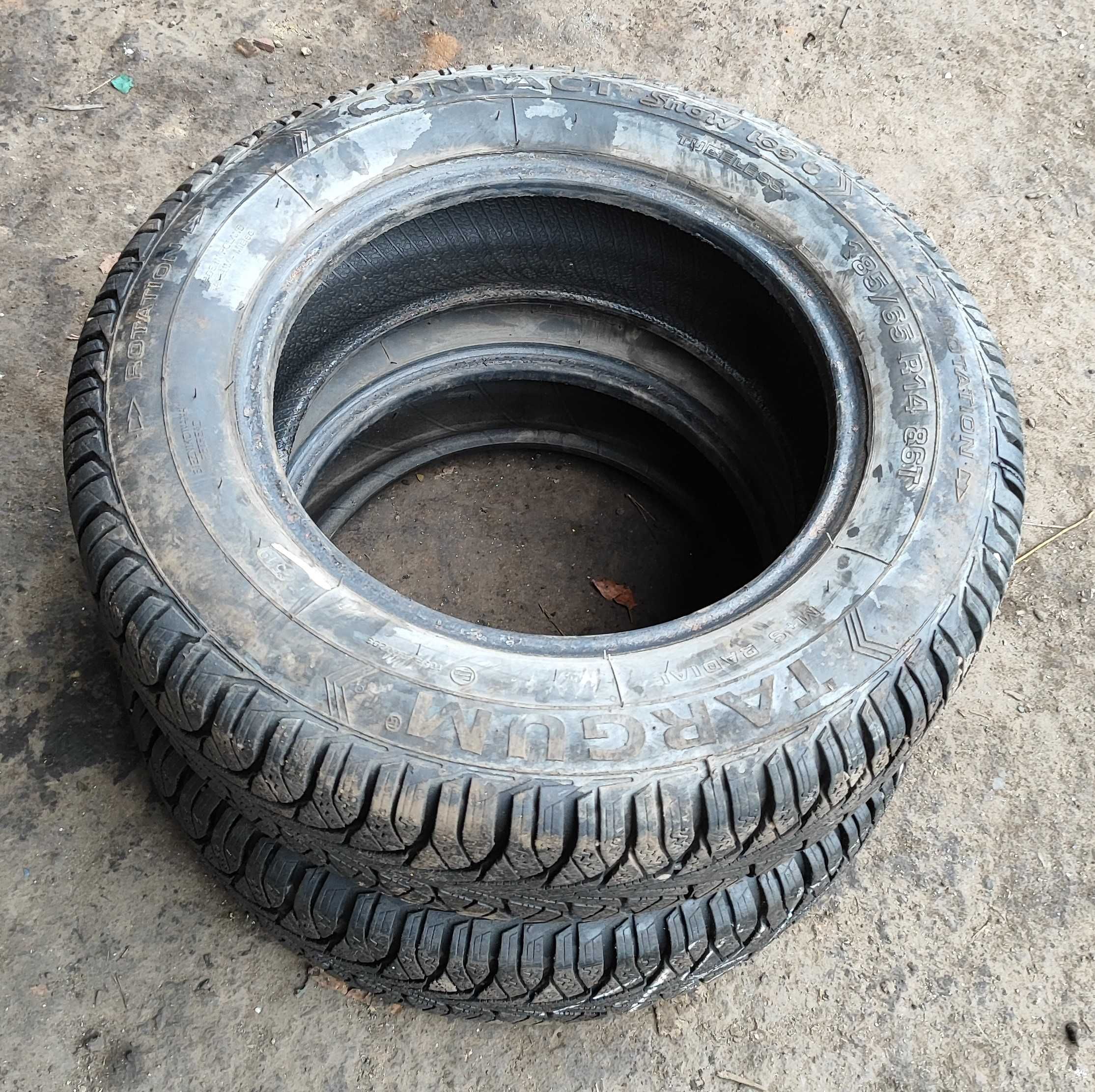 Opony zimowe Targum Contact 185/65r14 2019 r bieżnikowane 2 szt
