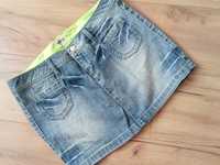 Jeansowa spódnica mini S/M
