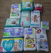 Продам подгузники Pampers 6,5,4 , 4+,3, 2.