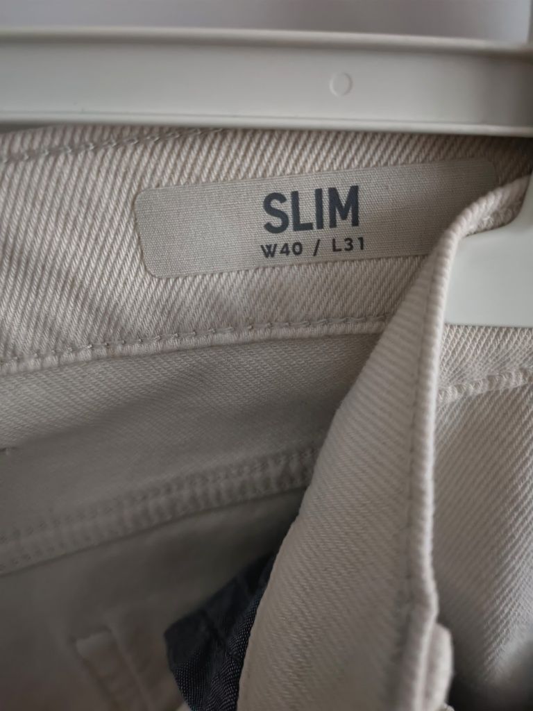 Nowe męskie jeansy Marks & Spencer Slim Fit W40 L31