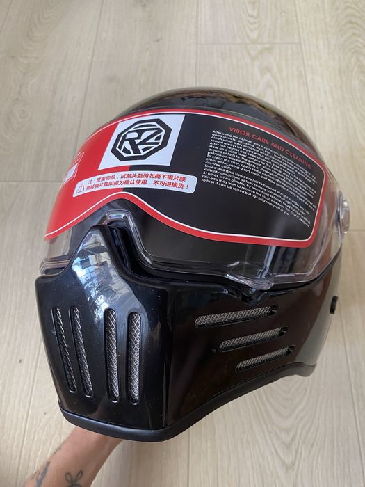 Мото шлем винтажный ORZ