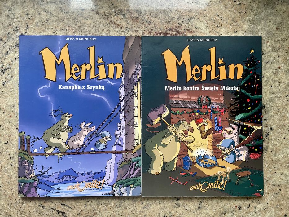 Merlin tom 1 i 2 Kanapka z szynką i Merlin kontra Święty Mikołaj