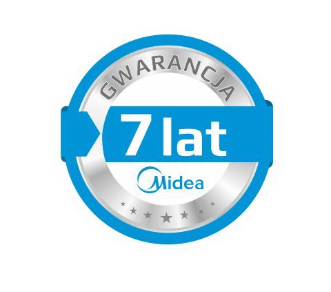 Klimatyzacja Klimatyzator Midea Blanc Breezeles Mission Save 7 lat gw.