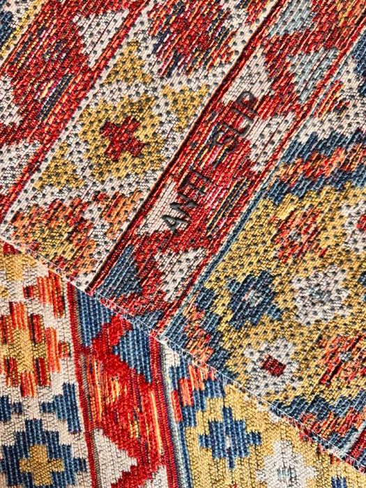 Dwustronny Dywan (Kilim) Antypoślizgowy we Wzory Etniczne, 60x90 cm