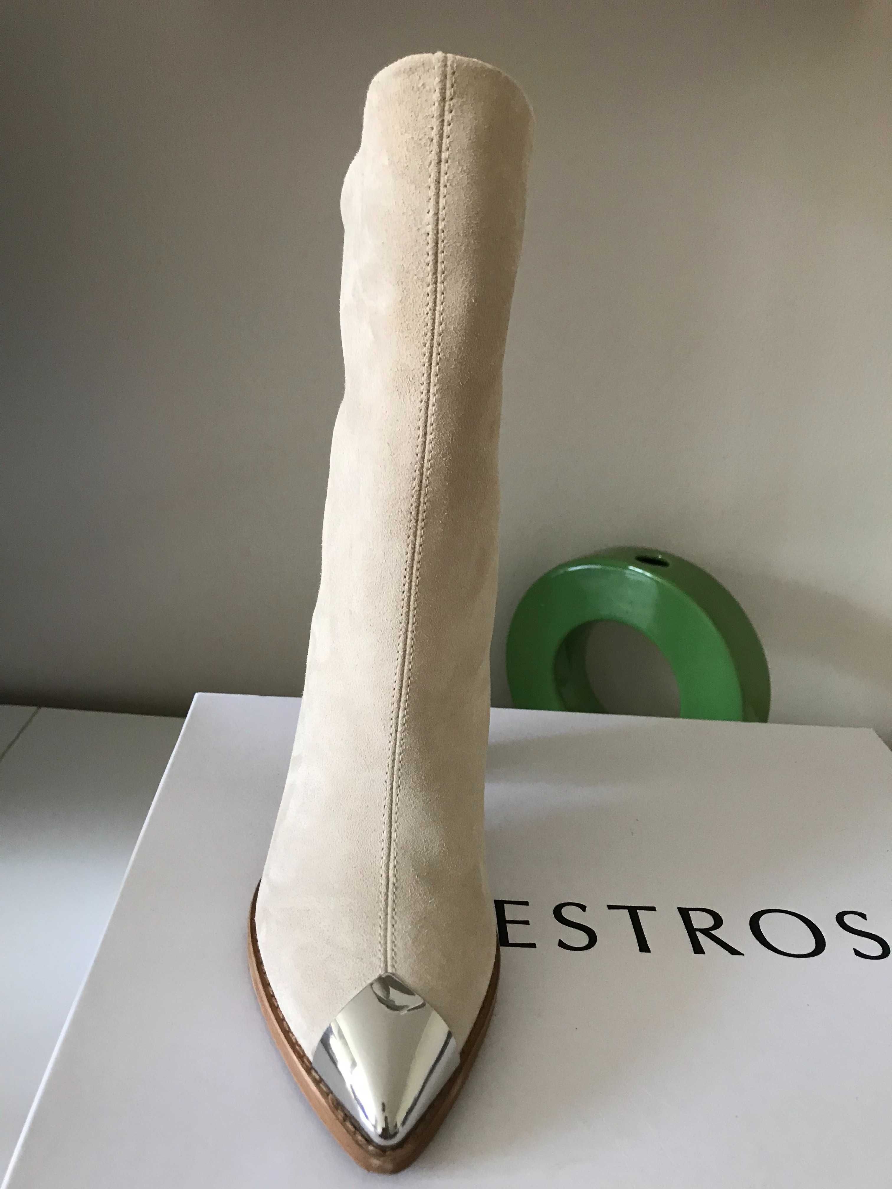 Skórzane botki Lestrosa