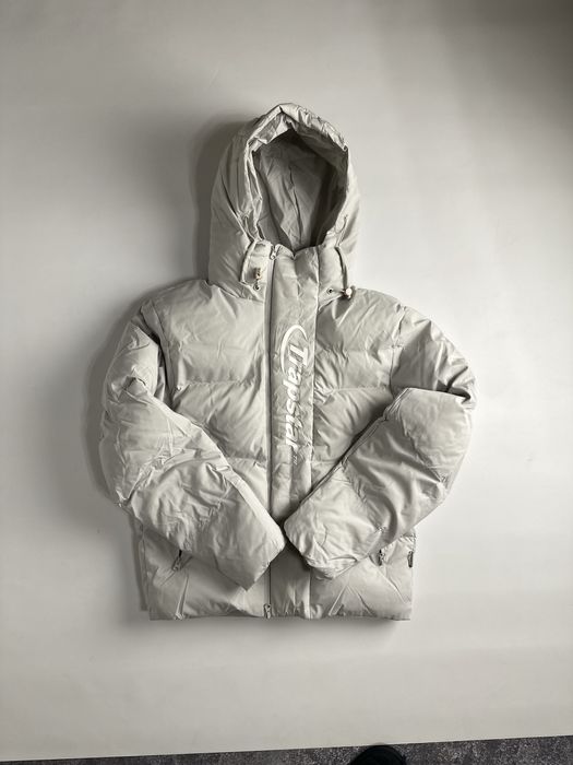TRAPSTAR puffer drill drip куртка курточка пуховик біла белый зимняя