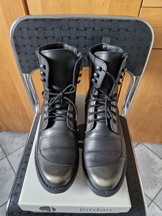 Buty motocyklowe męskie skórzane Jimy rozm. 43 - Jordan Handmade