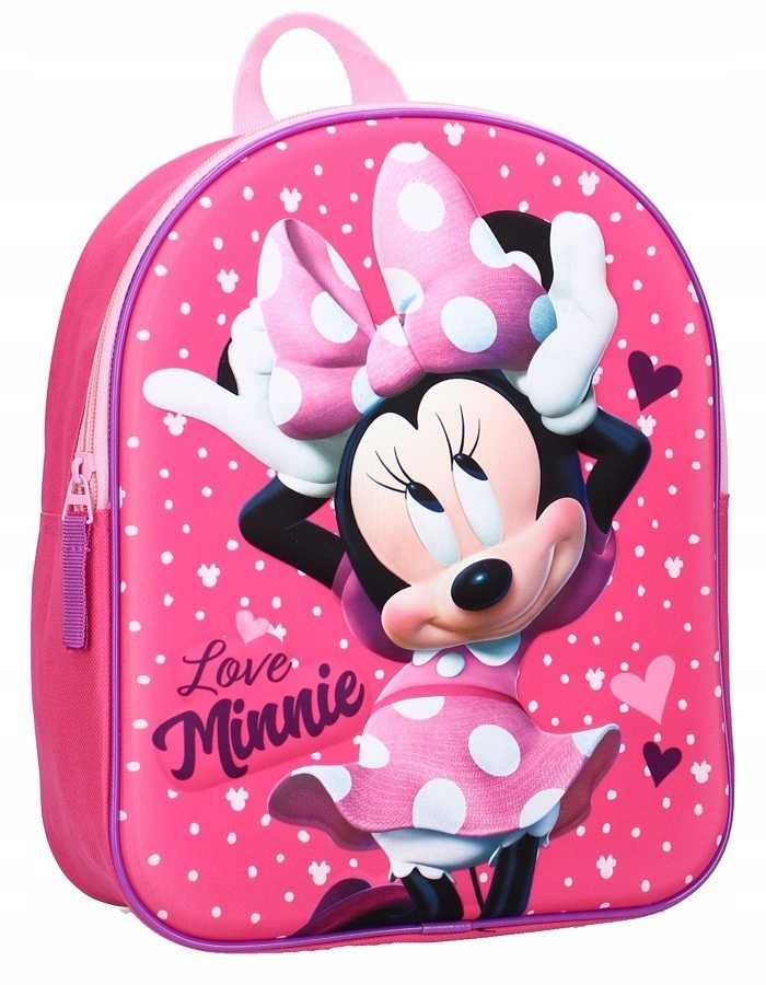 Plecak Myszka Minnie 3d przedszkole Disney