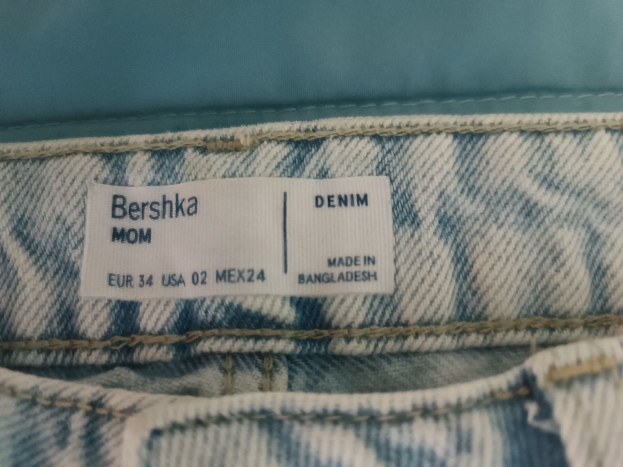 Spodnie dżinsowe Bershka Mom 34