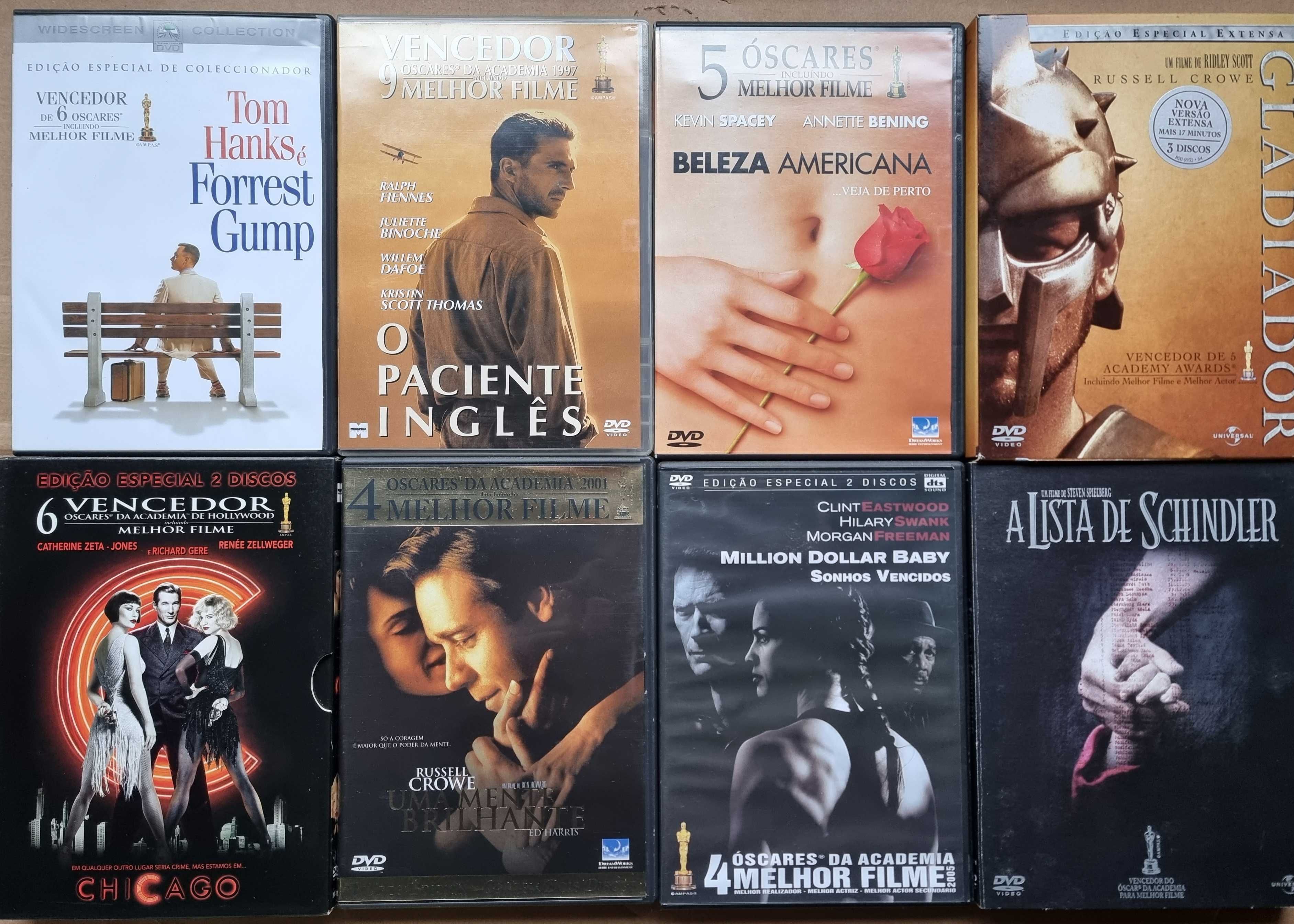 Filmes que venceram o Oscar para melhor filme (DVDs)