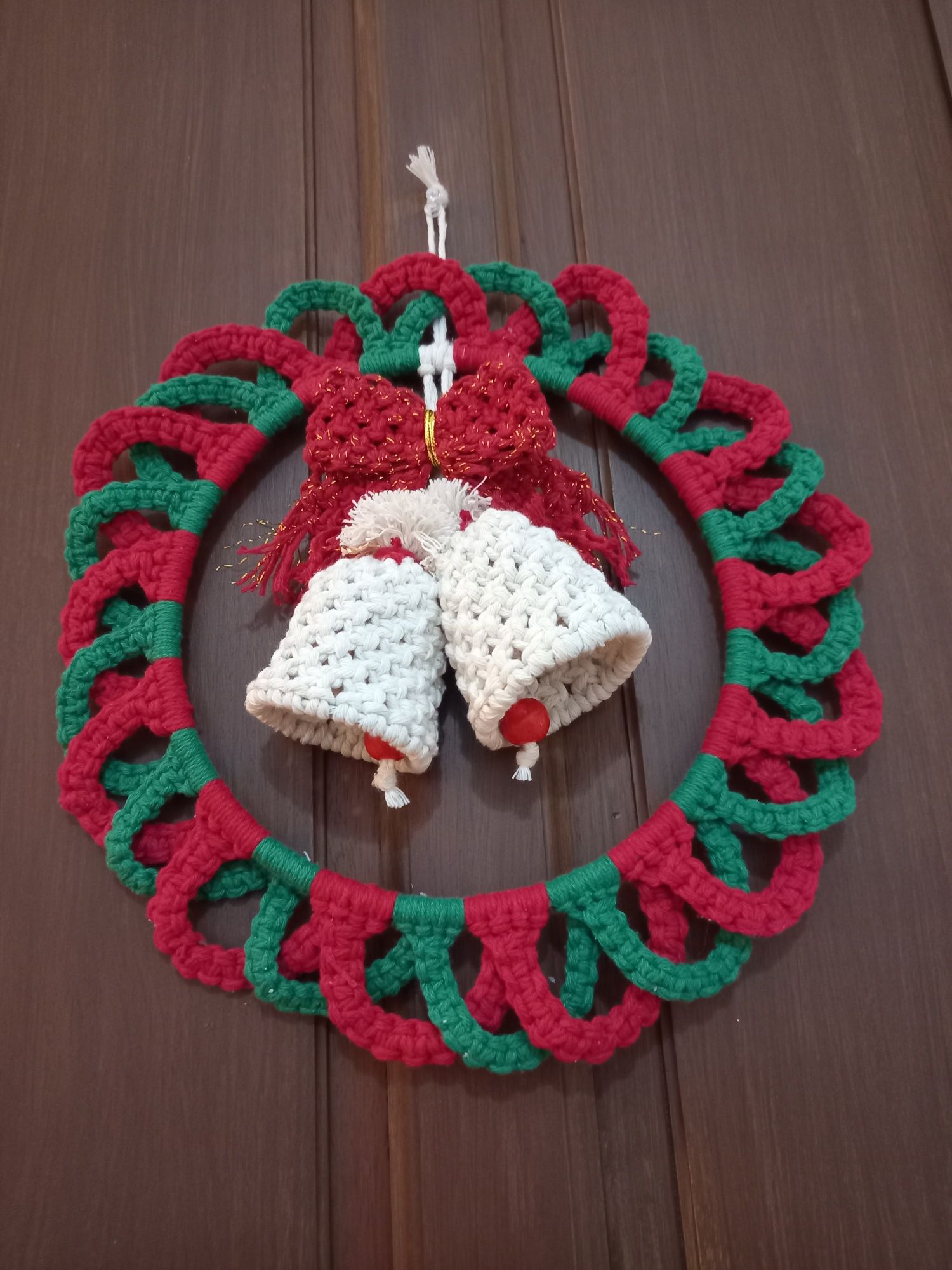 Macramé decoração de natal