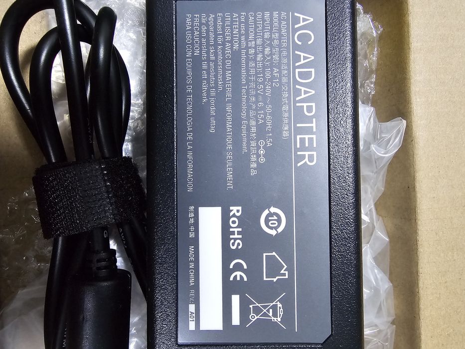 Carregador para PC HP (ponta azul)