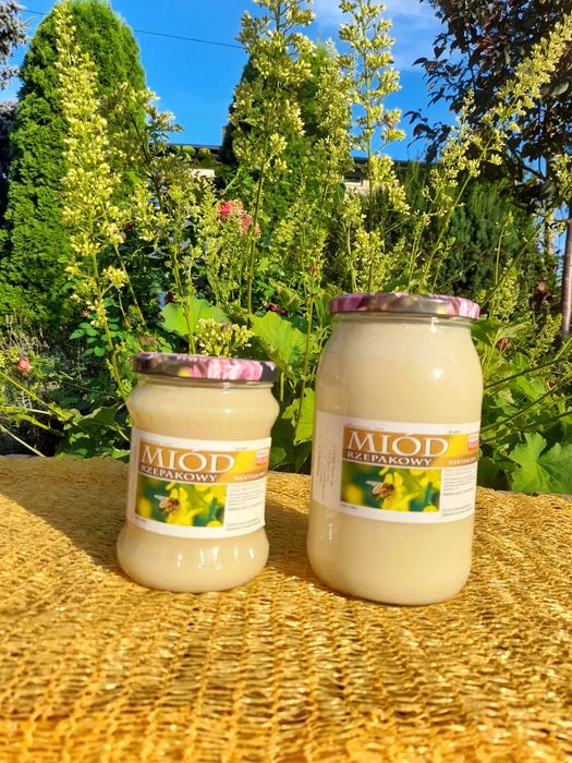 Miód rzepakowy 100 % naturalny 2025 r.