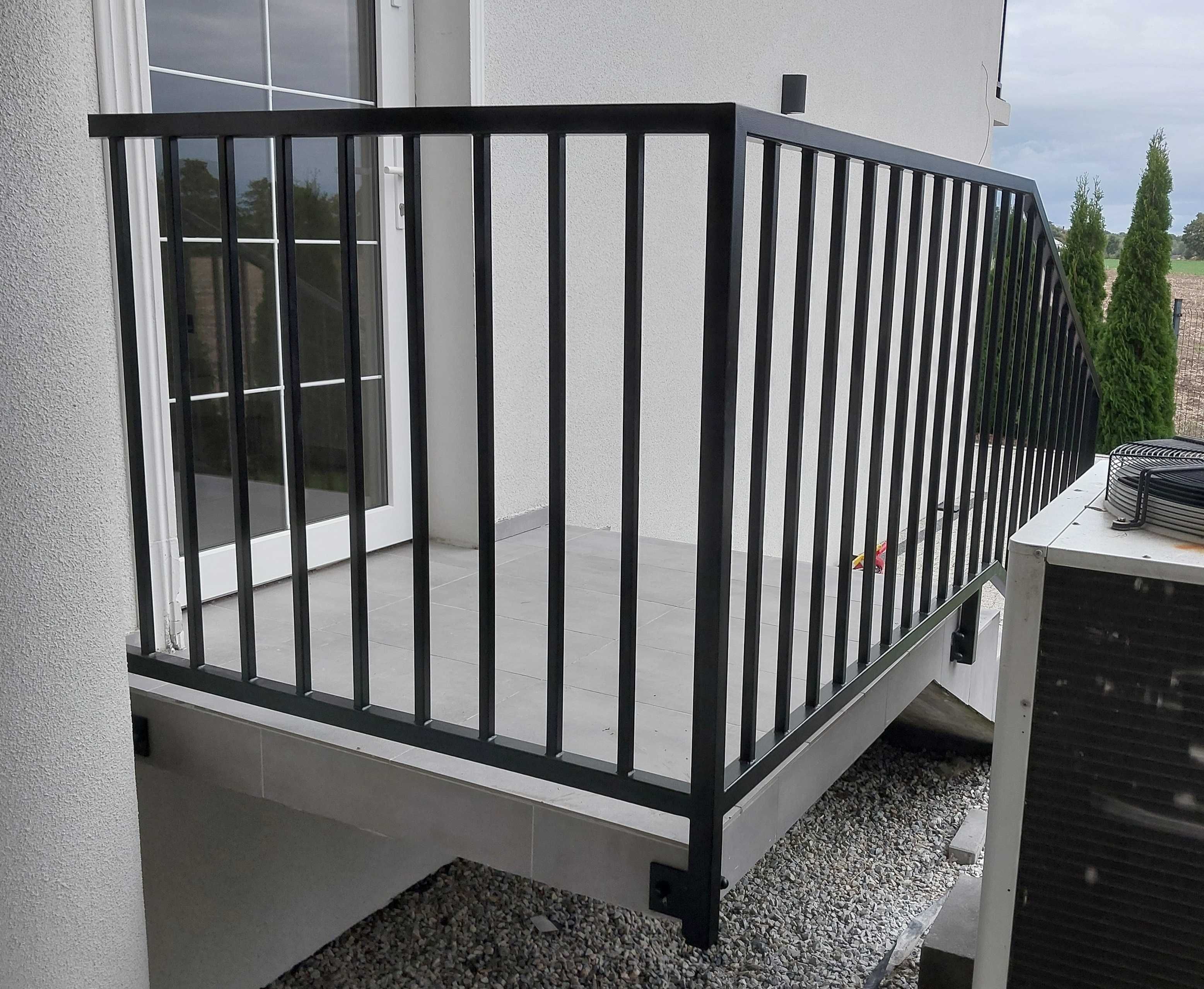 Balustrady nowoczesne, schodowe, balkonowe, francuskie