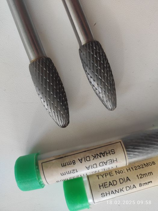 Фрези по металлу, шарошка