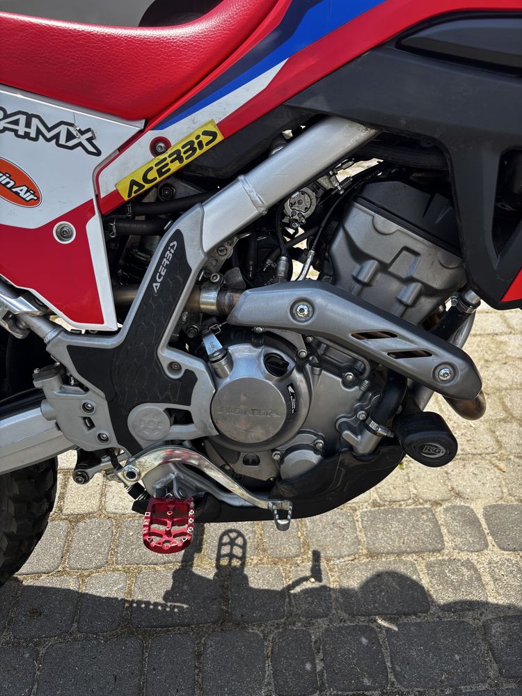 Honda crf300l 2022, wydech arrow, dodatki i duży zbiornik paliwa