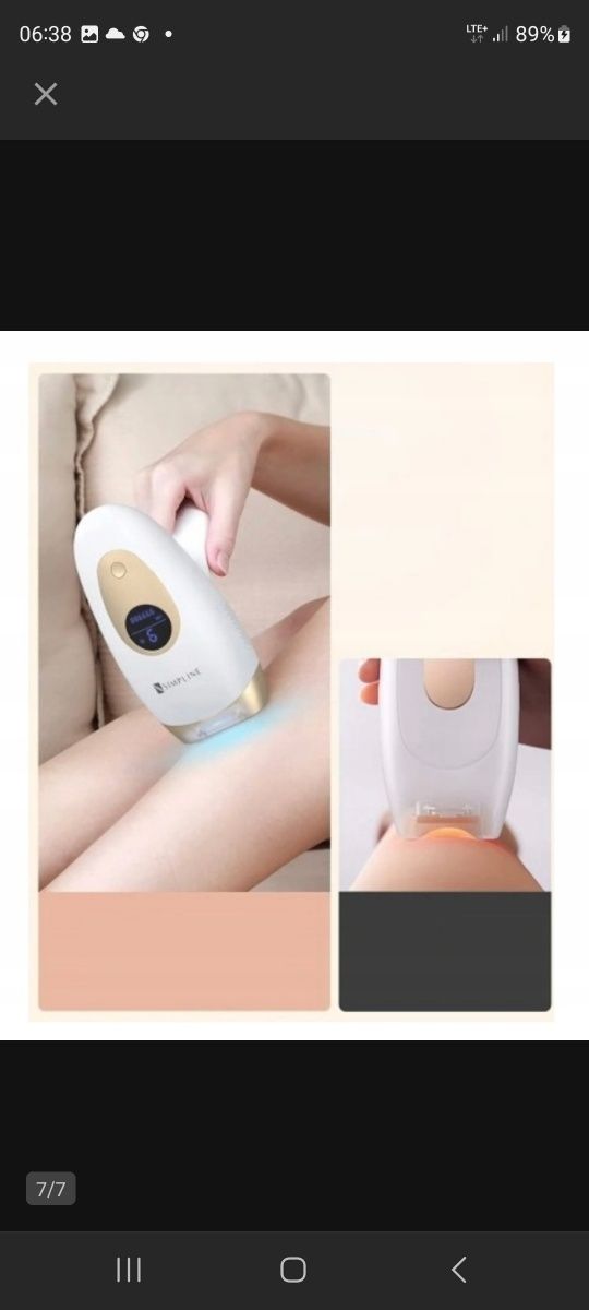Depilator laserowy IPL bezbolesny icecooling