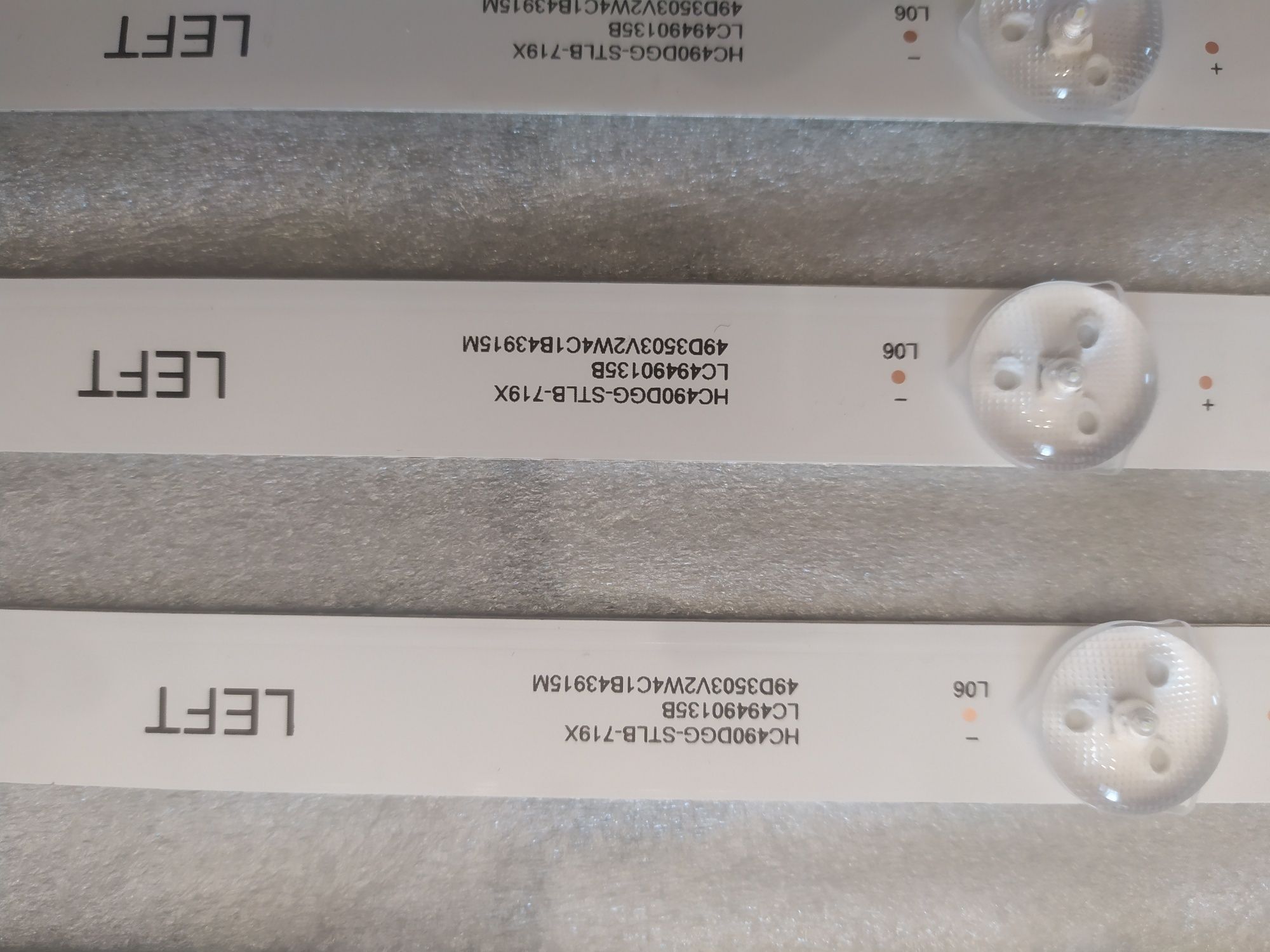 Barras LED's novas para TV LG 49"