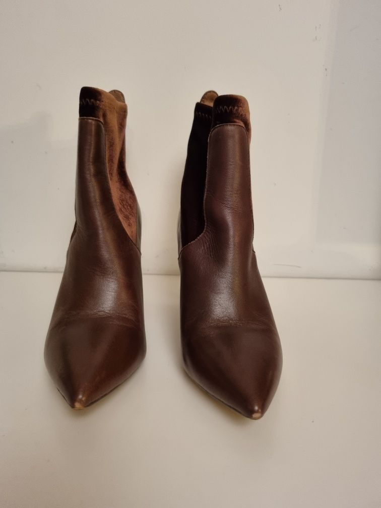 Buty damskie Caprice  skóra, zamsz rozm 37,5