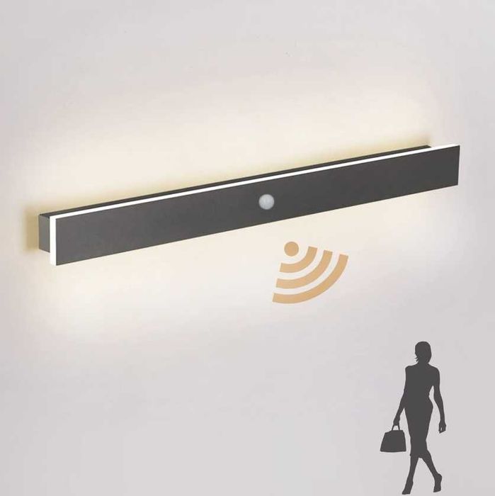 Nowa lampa ścienna / kinkiet / LED / czujnik ruchu / 60cm !1566!