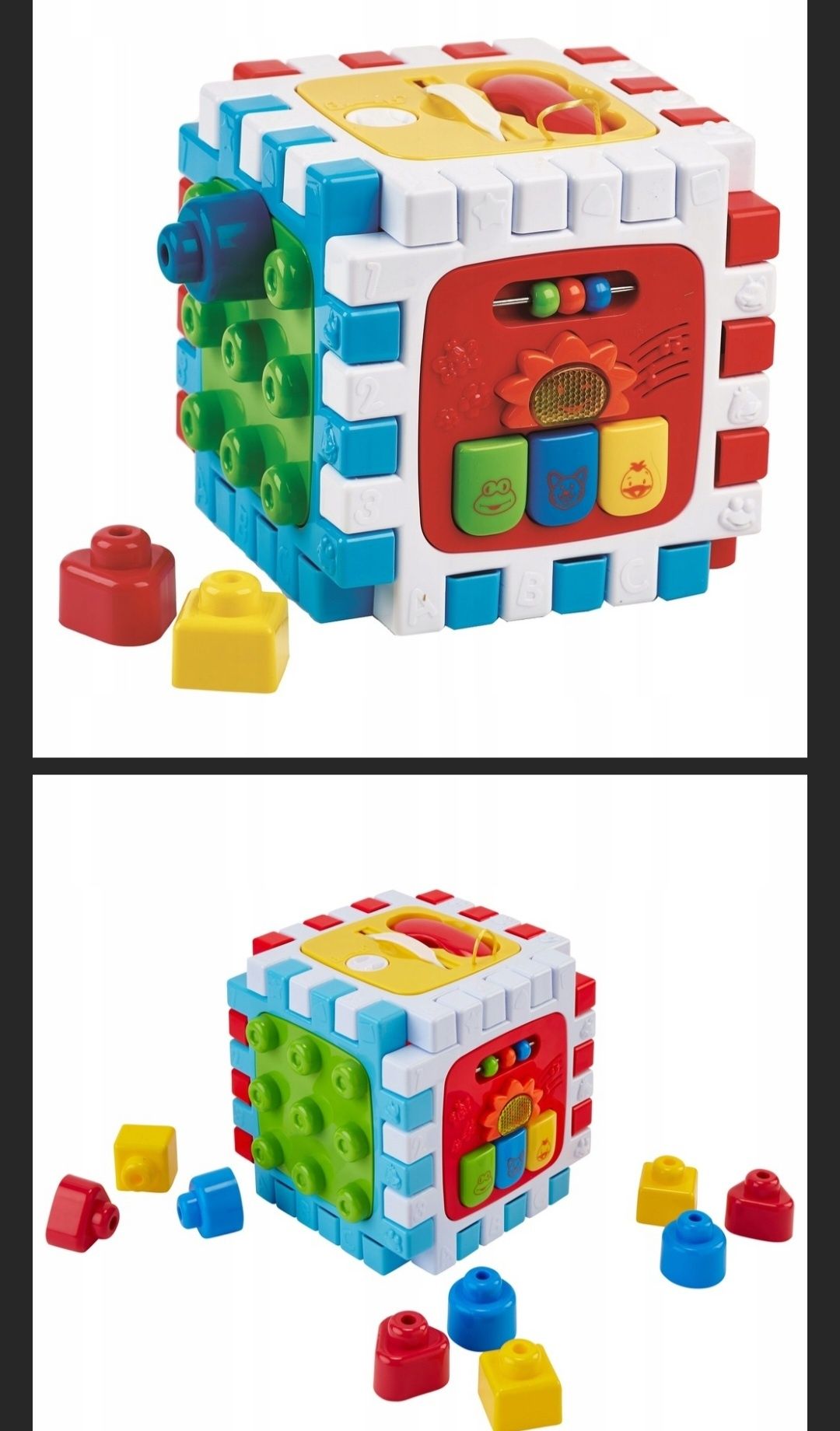 Kostka edukacyjna imteraktywna sensoryczna One Two Fun