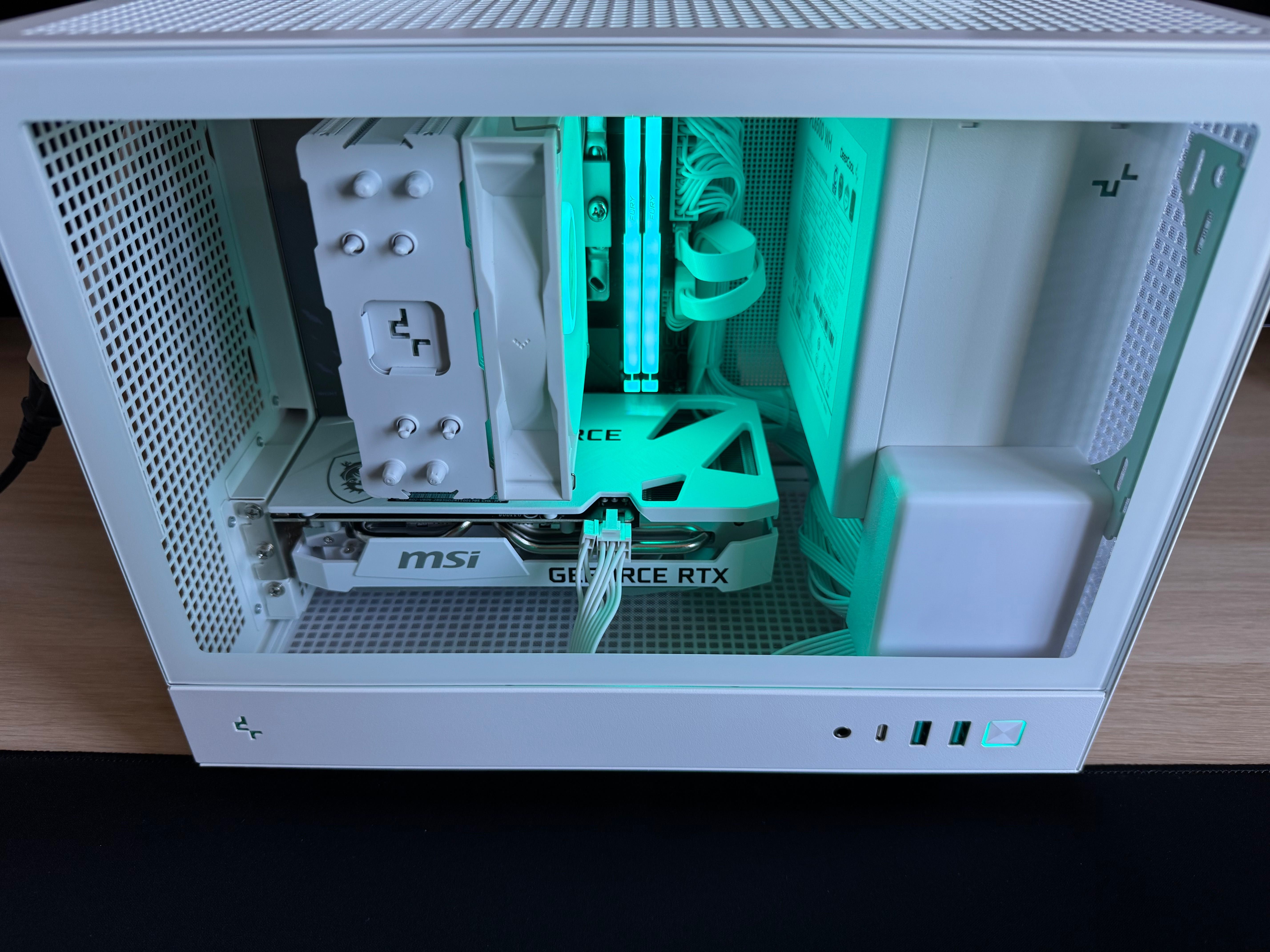Komputer do gier RTX 3050 AMD Ryzen 5 16GB RAM DDR5 2TB SSD PC ITX SFF