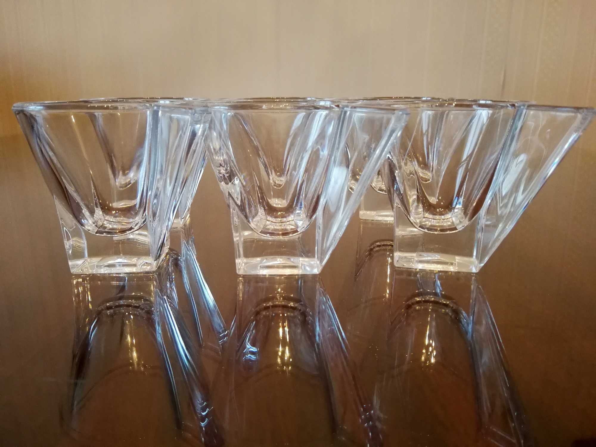 Zestaw 6 sztuk - szklane filiżanki do espresso 70ml, nowe