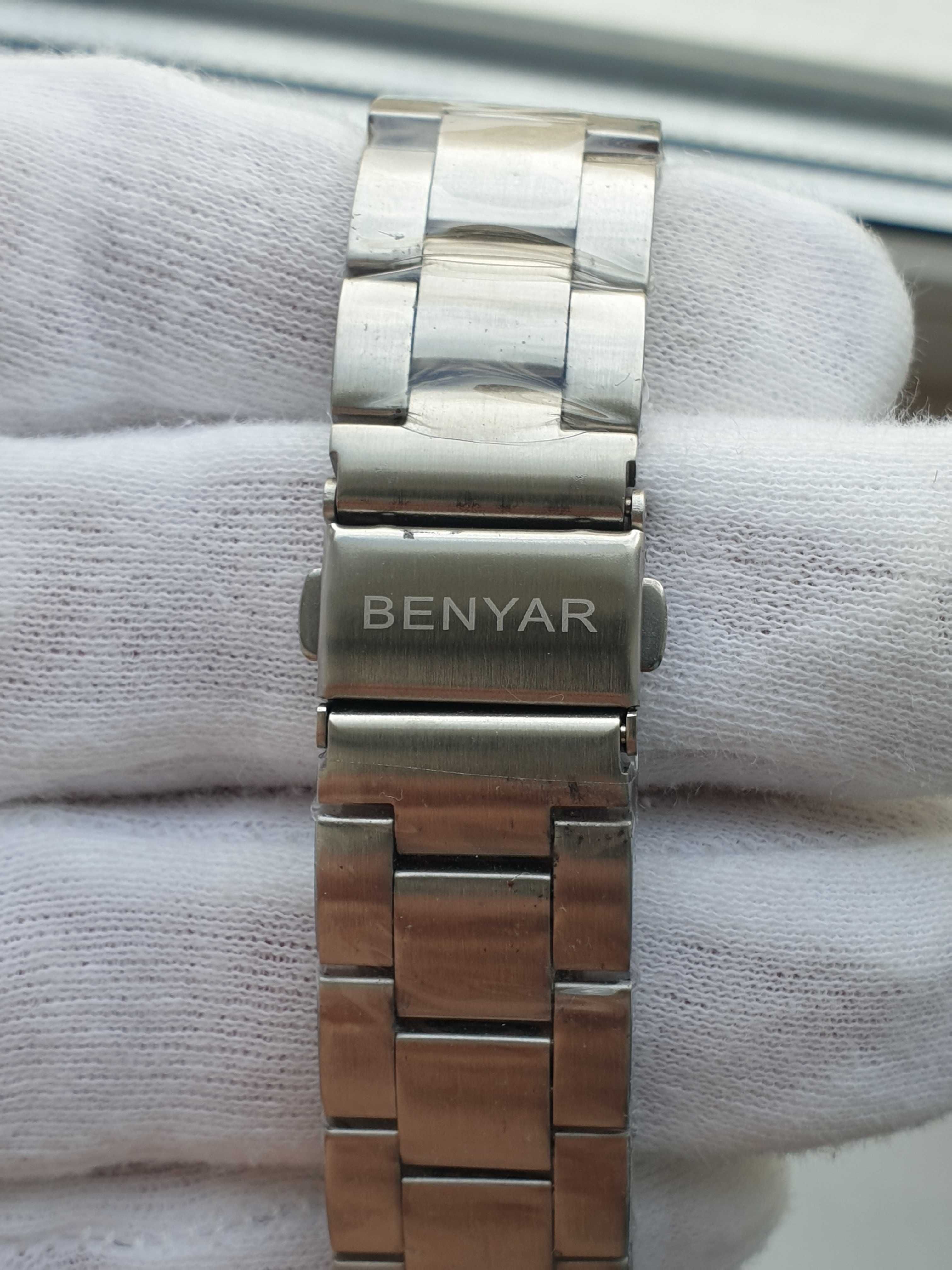 Чоловічий годиник часы Benyar Automatic 100m Нові