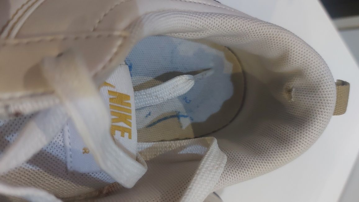 Nike air buty sportowe damskie 39 5.5 biale żółte