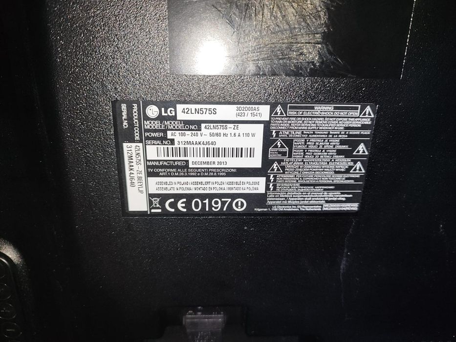 Telewizor TV LG 42"