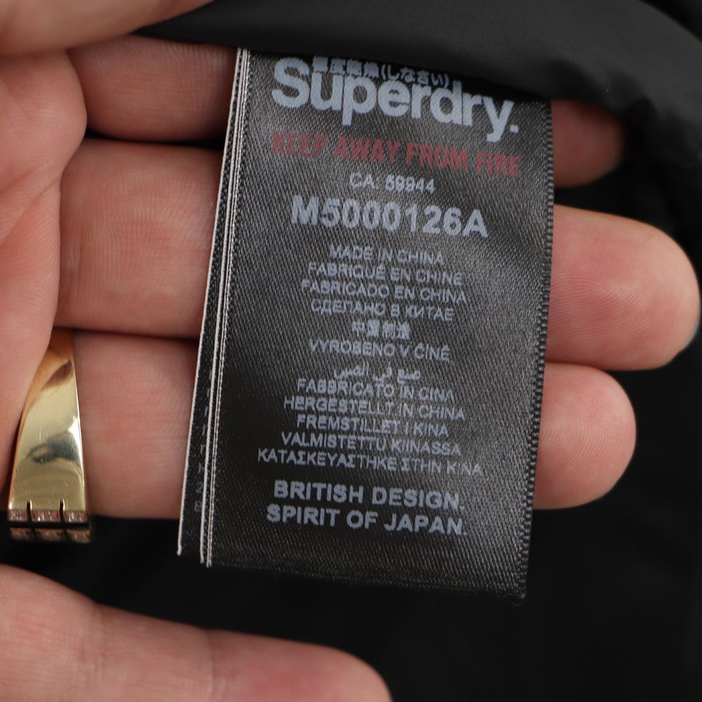 Чоловіча мужская пухова жилетка безрукавка Superdry / Оригінал