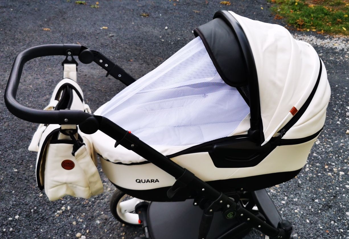 Wózek coto baby quara white 2w1